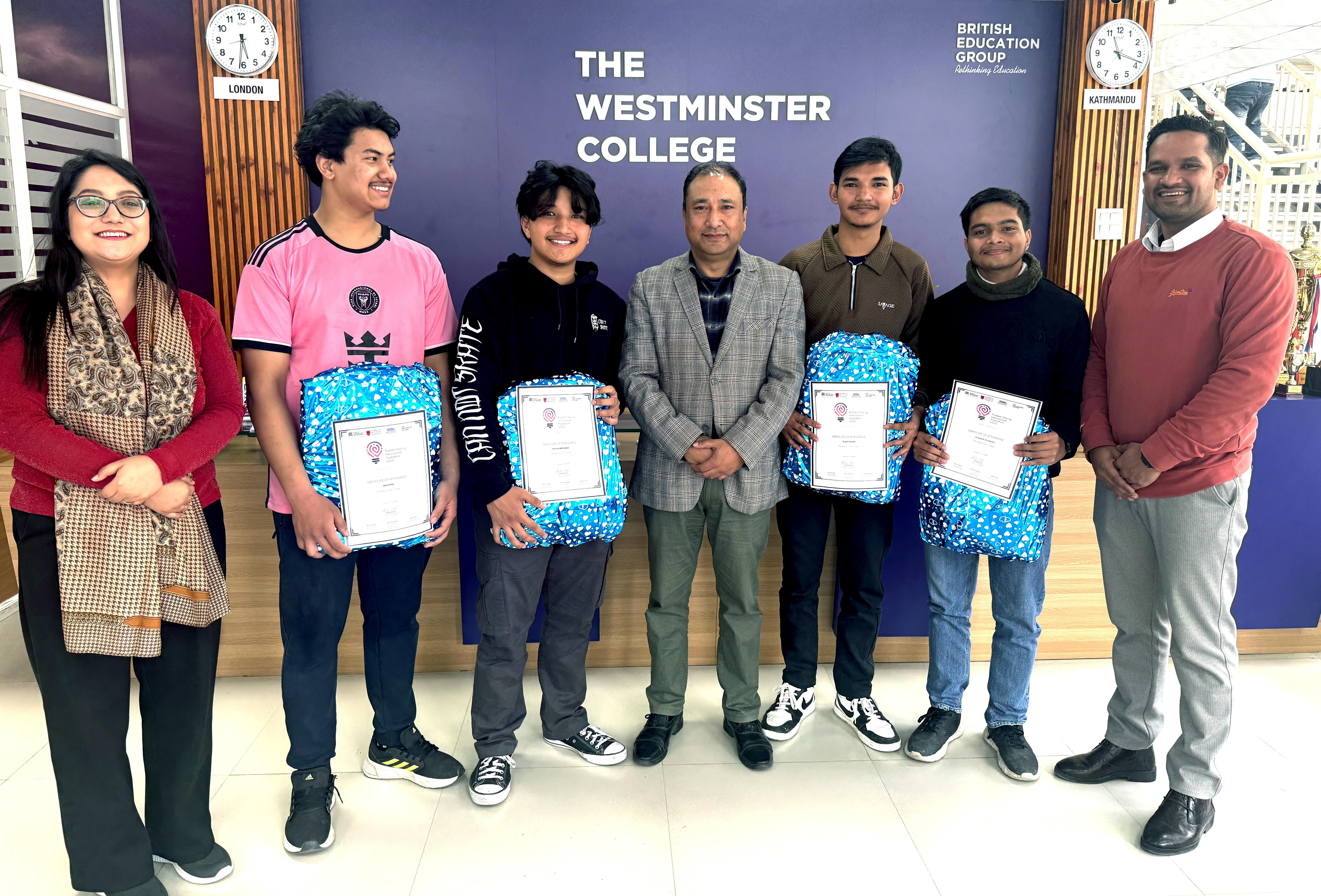 Westminster Students Shine at International Hackathon 2025, Secure Third Position Image